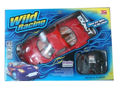 1:18 SCALE 4 FUNCTION R/C CAR W/LIGHT INCLUDED BATTERY - HP1064597