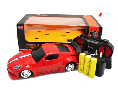 1:24 SCALE 4 FUNCTION R/C CAR W/ LIGHT 3ASST INCLUDE BATTERY - HP1064611