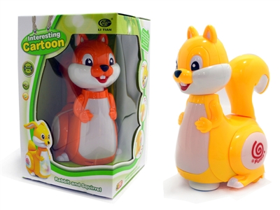 B/O BUMP AND GO SQUIRREL W/LIGHT & MUSIC ORANGE/YELLOW - HP1064639