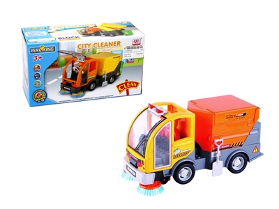 B/O BUMP & GO CLEANING TRUCK W/LIGHT & MUSIC - HP1064705
