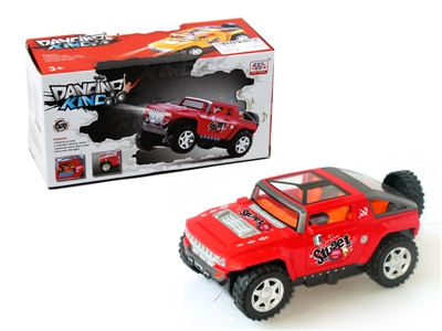 B/O BUMP & GO CAR W/LIGHT & MUSIC RED/YELLOW - HP1064709