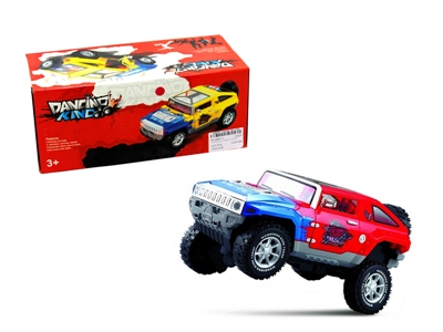 B/O BUMP & GO DANCING CAR W/LIGHT & MUSIC RED/YELLOW - HP1064711