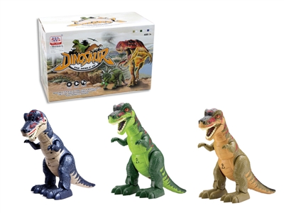 B/O DINOSAUR W/LIGHT & VOICE & WALK PURPLE/YELLOW/GREEN - HP1064718