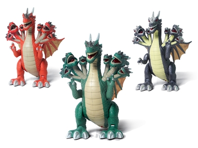 B/O DINOSAUR W/LIGHT & VOICE & WALK PURPLE/ORANGE/GREEN - HP1064721