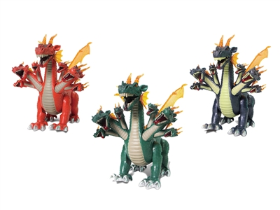 B/O DINOSAUR W/LIGHT & VOICE & SIT DOWN & WALK PURPLE/ORANGE/GREEN - HP1064727