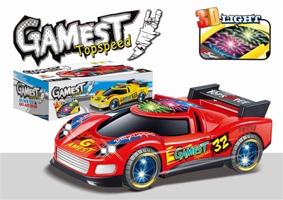 3D B/O BUMP AND GO CAR W/LIGHT&MUSIC 2ASST - HP1064796