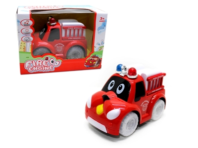 B/O CARTOON FIRETRUCK WITH LIGHT & MUSIC,2ASST - HP1065051