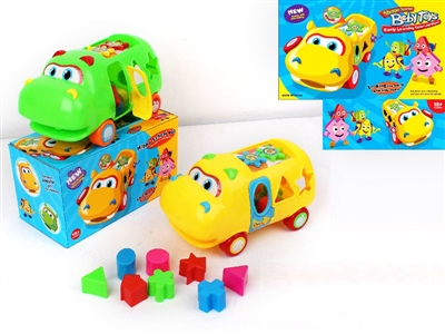 CARTOON BLOCK CAR YELLOW - HP1065238