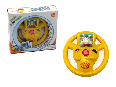 STEERING WHEEL W/LIGHT & MUSIC INCLUDED BUTTONCELL - HP1065597