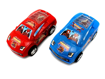 PULL LINE RACING CAR W/LIGHT RED/BLUE - HP1065701