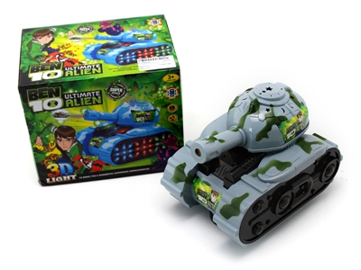 B/O TANK W/3D PROJECTION & MUSIC & BUMP AND GO GRAY/BLUE - HP1066045