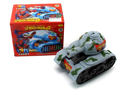 B/O TANK W/3D PROJECTION & MUSIC & BUMP AND GO GRAY/BLUE - HP1066047