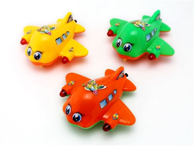 PULL LINE CARTOON PLANE YELLOW/GREEN/ORANGE - HP1066079