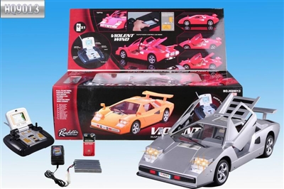 R/C FULL FUNCTION CAR,W/LCD& CHARGER RED/BLACK/SILVER  - HP1066566