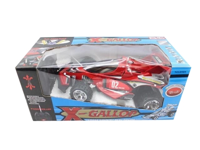 R/C 4 FUNCTION CAR W/CHARGER SILVER/RED/BLACK - HP1066579