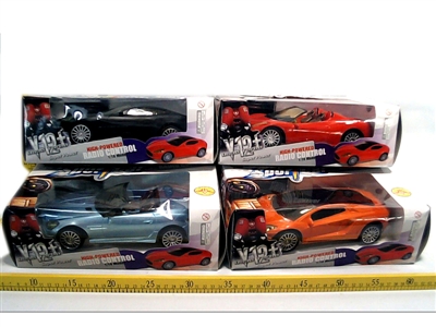 1:20 SCALE 4 FUNCTION R/C CAR RED/ORANGE/BLUE/BLACK - HP1066587