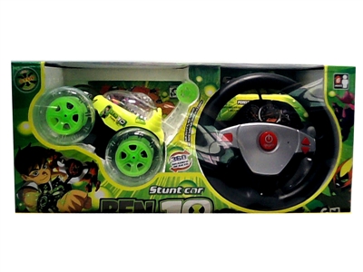 BEN10 R/C STUNT CAR W/LIGHT & MUSIC & STEERING WHEEL - HP1066670