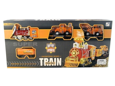 B/O CONSTRUCTION RAIL CAR W/LIGHT & MUSIC & SMOKING - HP1066861