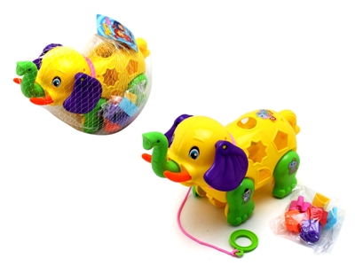 PUSH & PULL ELEPHANT  YELLOW/GREEN - HP1067124