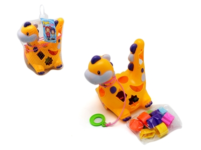 PUSH & PULL DINOSAUR YELLOW/GREEN - HP1067125