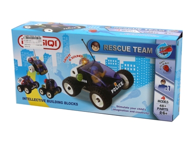 ASSEMBLE BLOCKS  W/POLICE LAMP - HP1067127