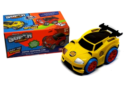 B/O BUMP & GO CAR W/2 LIGHTS & 3D LIGHT 2ASST - HP1068065