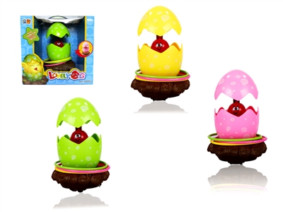 B/O EGG W/LIGHT & MUSIC RED/GREEN/YELLOW - HP1068325