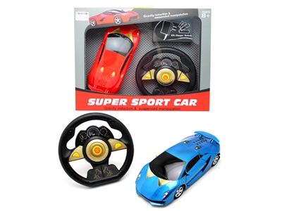 1:16 SCALE R/C CAR W/LIGHT INCLUDE BATTERY RED/YELLOW/ORANGE - HP1068354