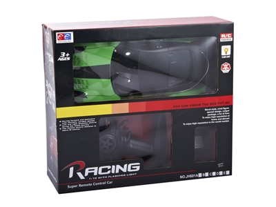 1：10 R/C CAR W/LIGHT & CHARGER RED/YELLOW/GREEN - HP1068371