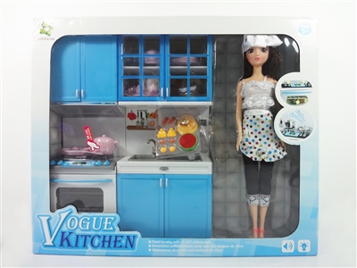 KITCHEN SET W/LIGHT & MUSIC INCLUDE BATTERY 2ASST - HP1068665