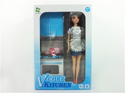 KITCHEN SET W/LIGHT & MUSIC INCLUDE BATTERY 2ASST - HP1068671