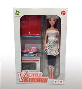 KITCHEN SET W/LIGHT & MUSIC INCLUDE BATTERY 2ASST - HP1068684