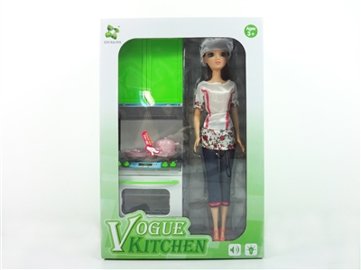 KITCHEN SET W/LIGHT & MUSIC INCLUDE BATTERY 2ASST - HP1068697