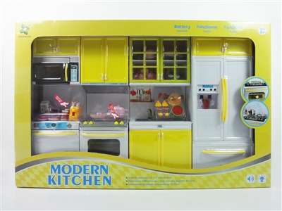 KITCHEN SET W/LIGHT & MUSIC INCLUDE BATTERY - HP1068698