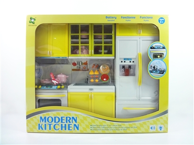 KITCHEN SET W/LIGHT & MUSIC INCLUDE BATTERY 2ASST - HP1068702