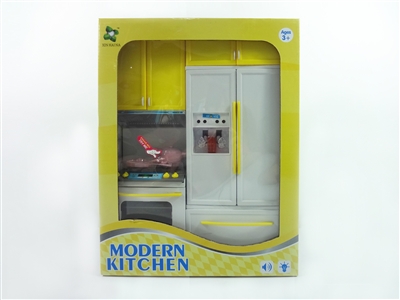 KITCHEN SET W/LIGHT & MUSIC INCLUDE BATTERY 2ASST - HP1068706