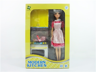 KITCHEN SET W/LIGHT & MUSIC INCLUDE BATTERY 2ASST - HP1068710
