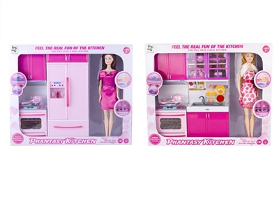 KITCHEN SET W/LIGHT & MUSIC INCLUDE BATTERY 2ASST - HP1068724
