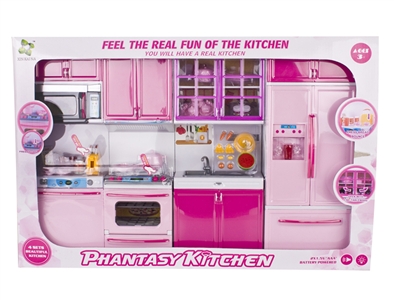 KITCHEN SET W/LIGHT & MUSIC INCLUDE BATTERY 2ASST - HP1068727