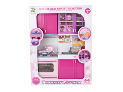 KITCHEN SET W/LIGHT & MUSIC INCLUDE BATTERY 2ASST - HP1068753