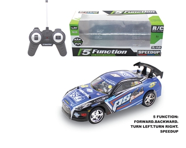 1:18 5CHANNELS R/C CAR.W/O 2*1.5V BATTERIES IN CONTROLLER,5*1.5V BATTERIES IN CAR - HP1068941