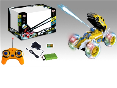 7 FUNCTION R/C SQUIRT SPRAY CAR W/LIGHT & MUSIC - HP1068982