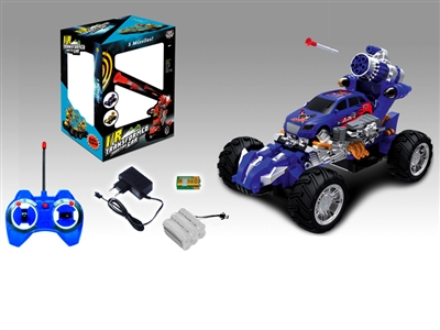 7 FUNCTION R/C SHOOTING CAR W/LIGHT & MUSIC - HP1069013