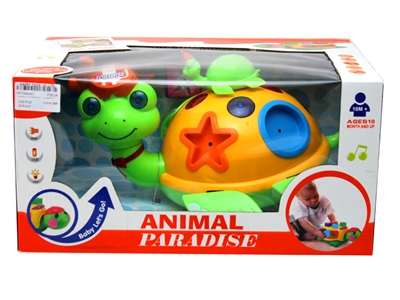 B/O BUMP & GO TURTLE W/LIGHT & MUSIC NOT INCLUDE BATTERY - HP1069351
