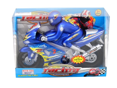 FRICTION MOTOR W/LIGHT & MUSIC,RED/BLUE/BLACK/GREEN - HP1070723