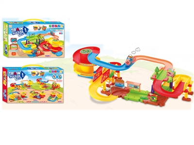 B/O TRAIN W/BUILDING BLOCK 64pcs - HP1071045