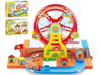 B/O TRAIN W/BUILDING BLOCK 30PCS - HP1071068