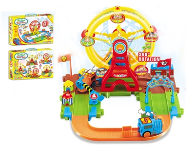 B/O TRAIN W/BUILDING BLOCK 31PCS - HP1071071