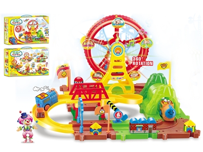 B/O TRAIN W/BUILDING BLOCK 50PCS - HP1071072