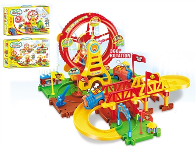 B/O TRAIN W/BUILDING BLOCK 52PCS - HP1071075